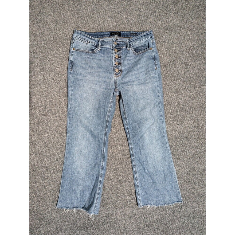 Judy Blue Boot Cut Jeans Womens 11/30 Button Fly Denim